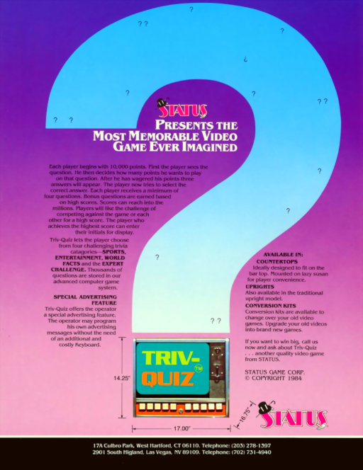 Triv Quiz Game Cover